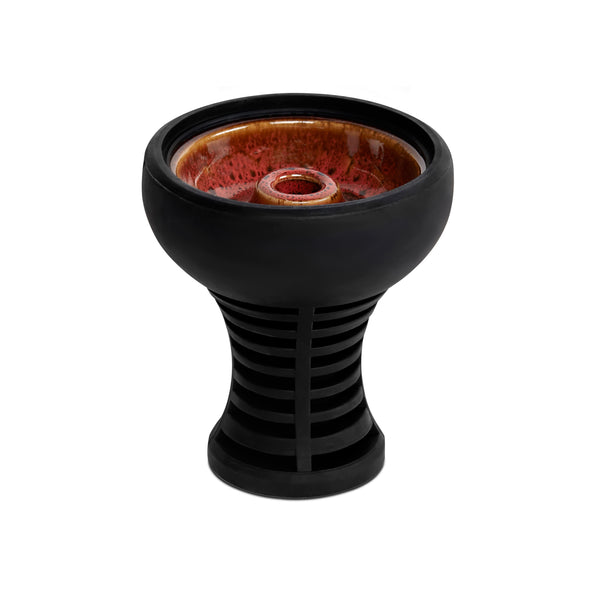 NEW BYO C-20 Silicone Hookah Bowl / Black-Red