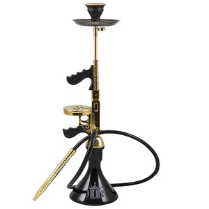 MOB Tommy-Gun Hookah 34" -GOLD