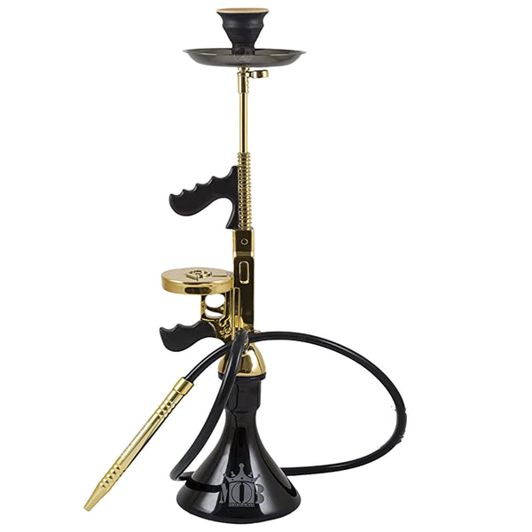 MOB Tommy-Gun Hookah 34" -GOLD